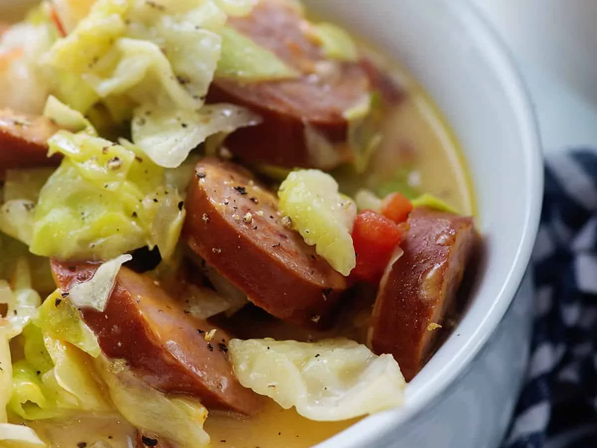 Sausage and Cabbage Soup