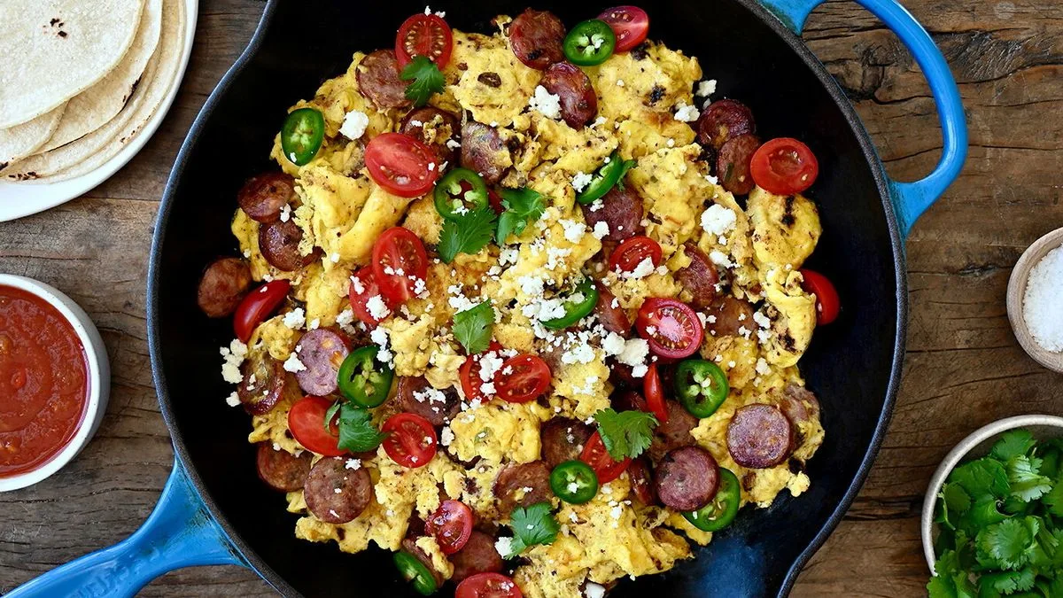 Sausage and Vegetable Scramble