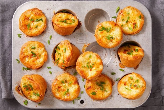 Sausage & Cheddar Mini Quiches
