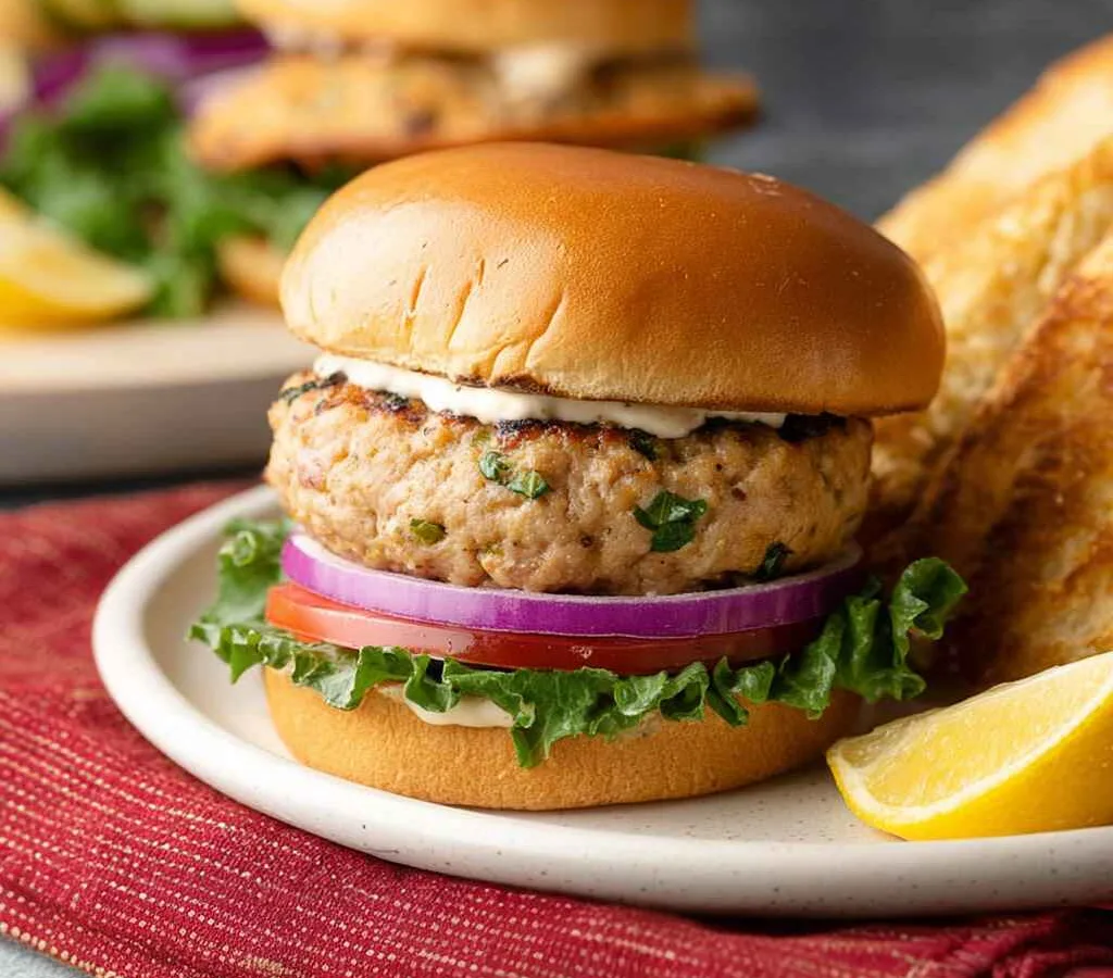 Savory Chicken Burgers