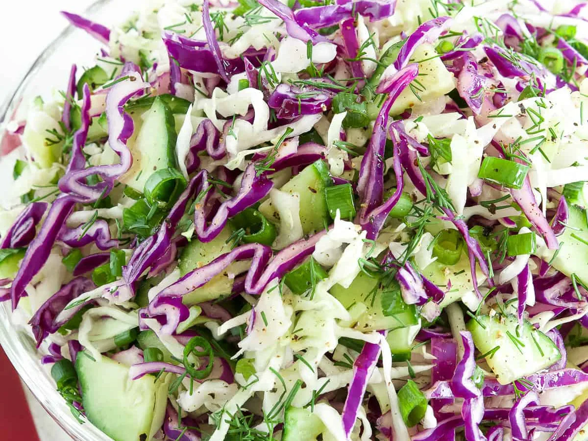 Seafood and Cabbage Salad