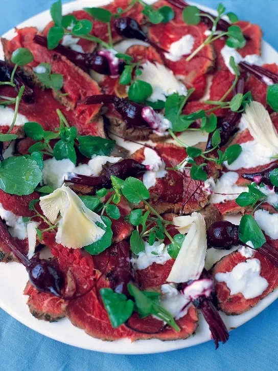 Seared Encrusted Carpaccio of Beef