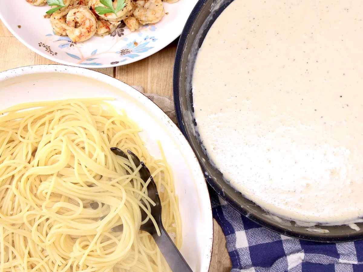 Shrimp in Creamed Sauce