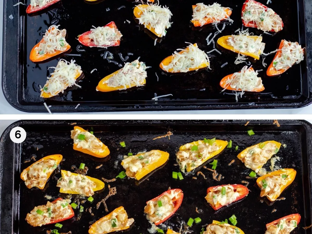 Shrimp−Stuffed Bell Peppers