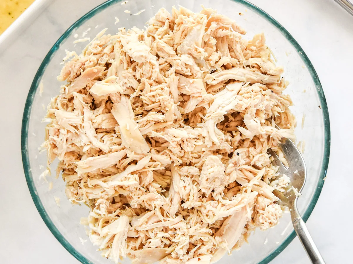 Silver and Gold Shredded Chicken