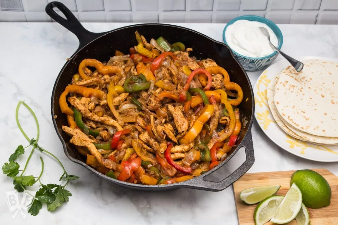 Sizzling Chicken Fajitas