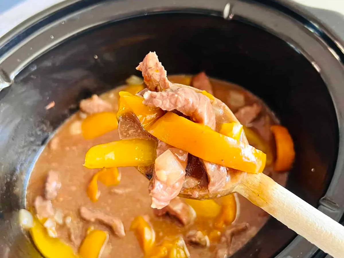Slow-Cooked Pepper Steak