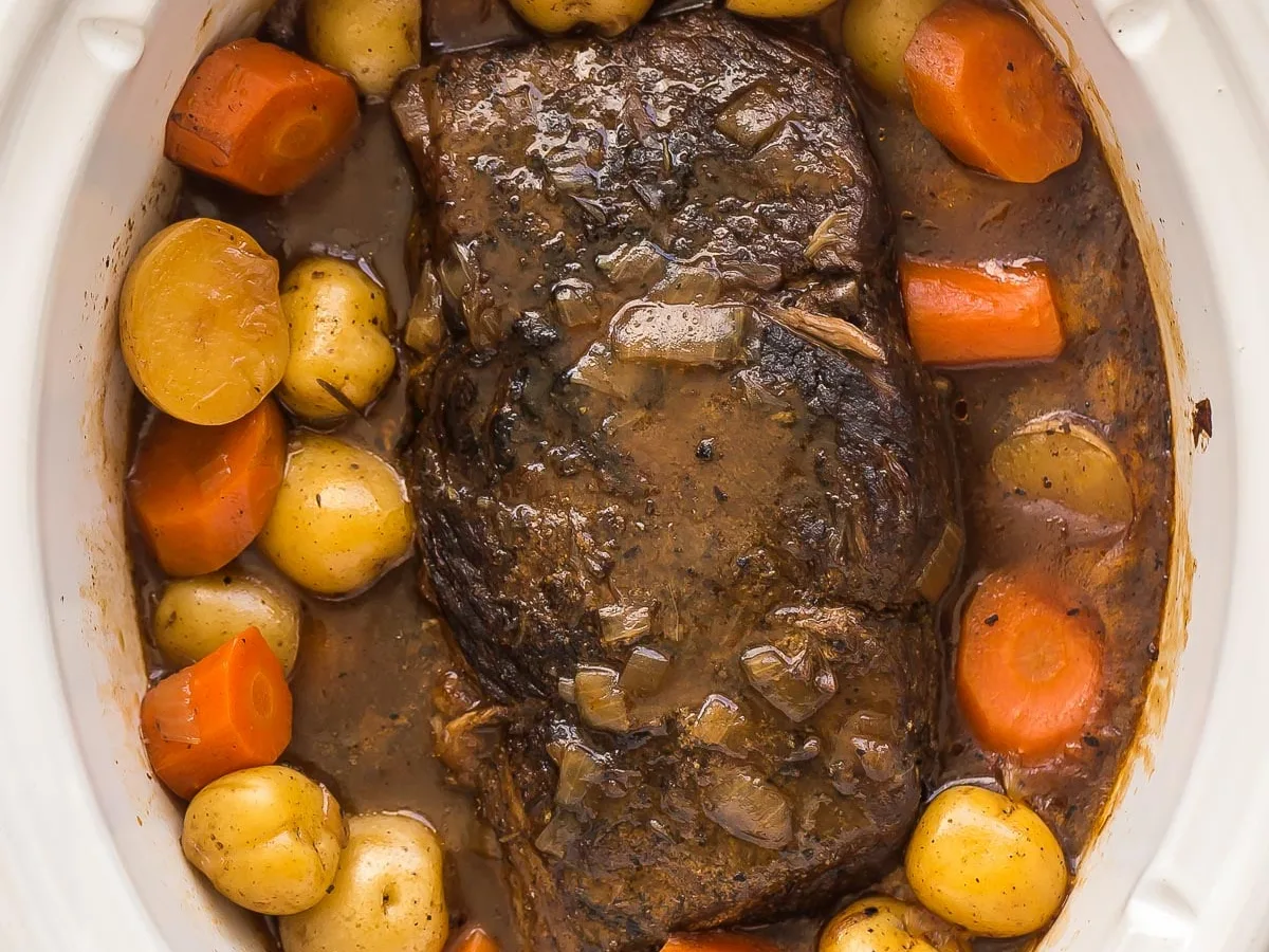 Slow Cooker Barbecued Pot Roast