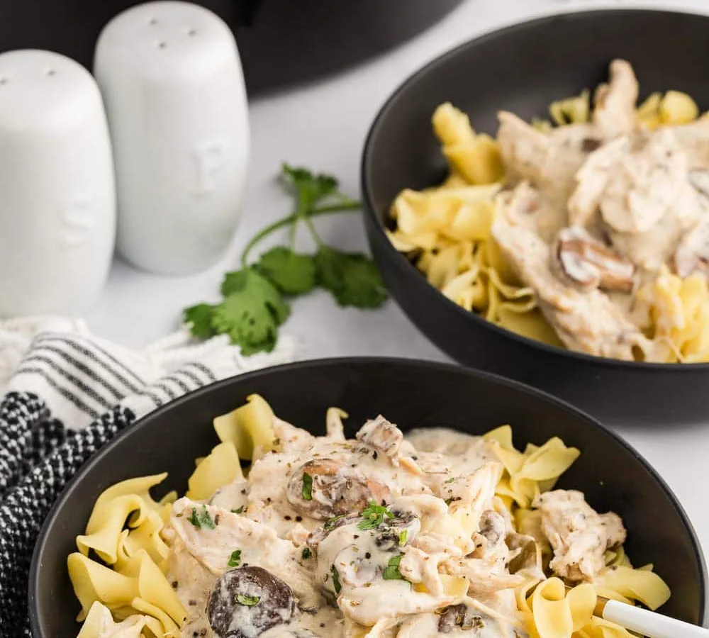 Slow Cooker Chicken Stroganoff