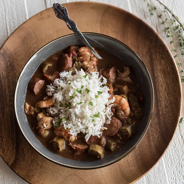 Slow Cooker Vegetarian Gumbo