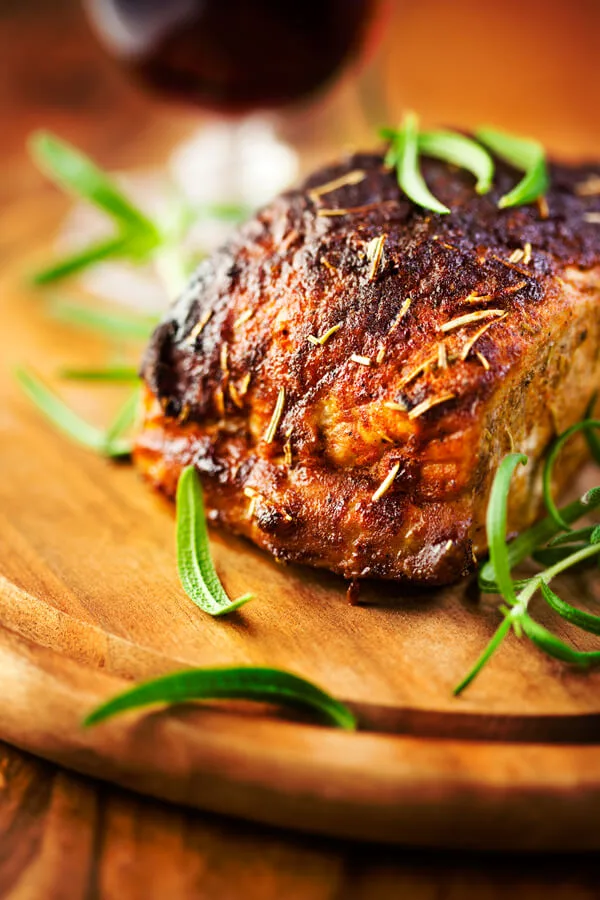 Slow Roasted Herb and Spice Cured Pork Shoulder