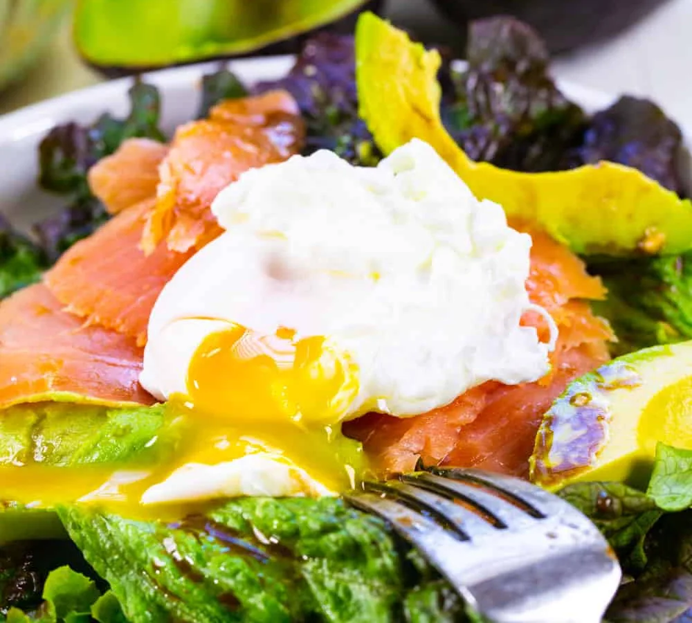 Smoked Salmon, Crispy Bacon And Maytag Blue Cheese Salad