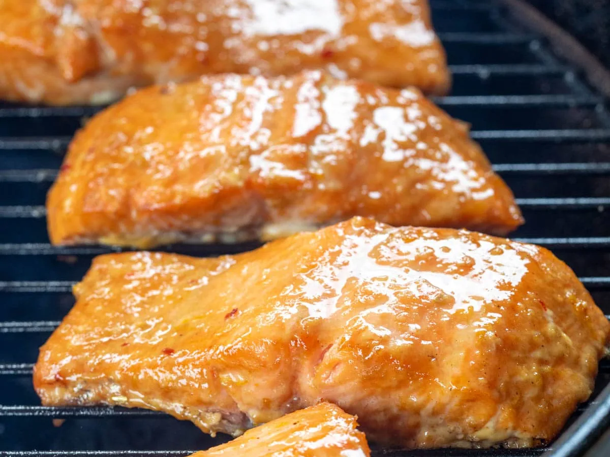 Smoked Salmon with Maple Orange Glaze