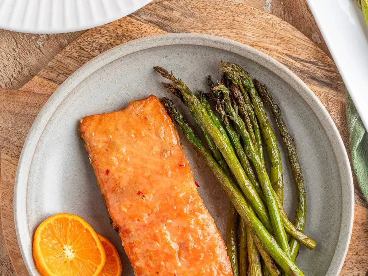 Smoked Salmon with Maple Orange Glaze
