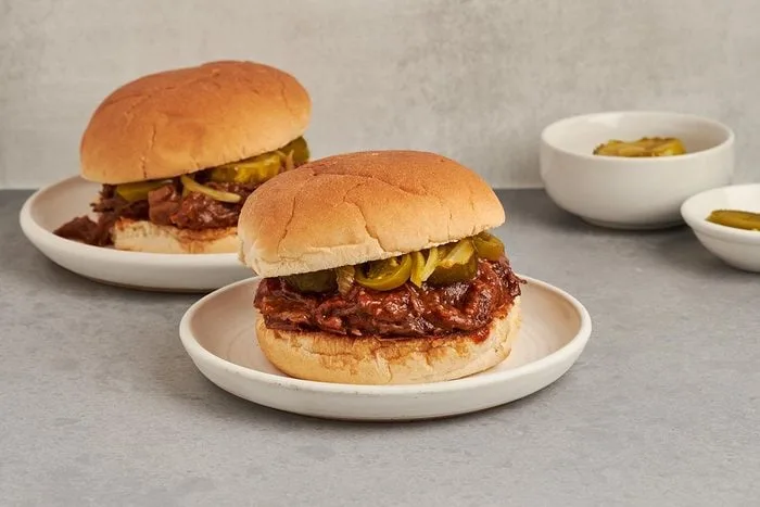 Snappy Barbecue Beef Sandwiches