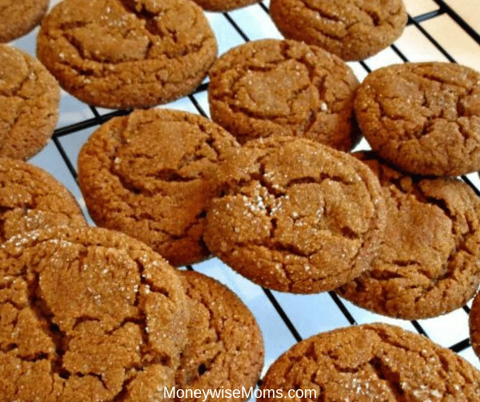 Soft Molasses Cookies
