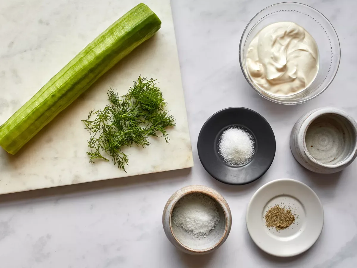Sour Cream Cucumbers