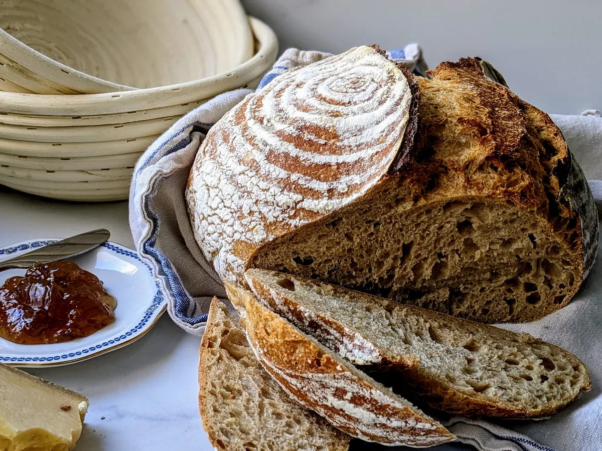 Sourdough Honey Whole Wheat Bread