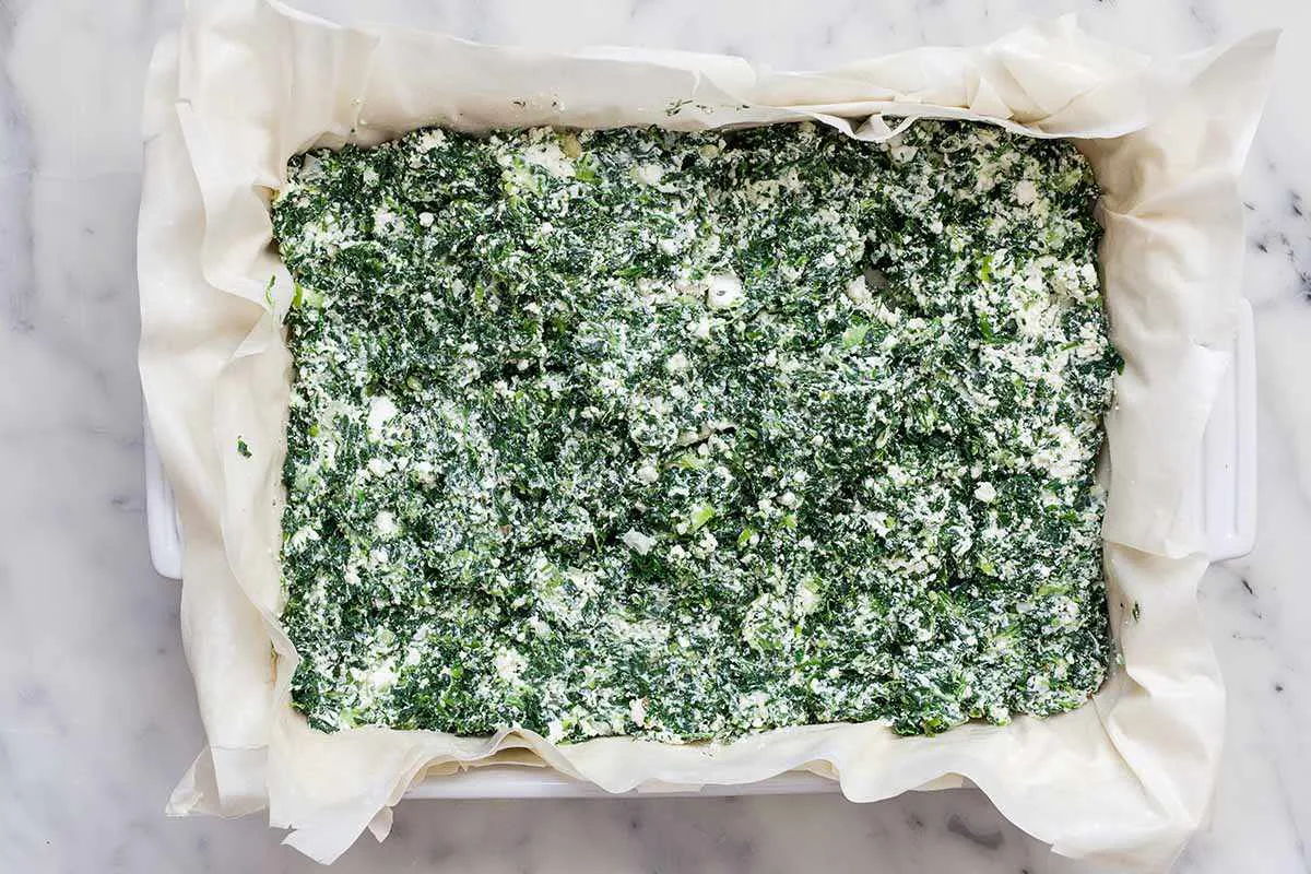 Spankopita (Spinach−Cheese Pie)