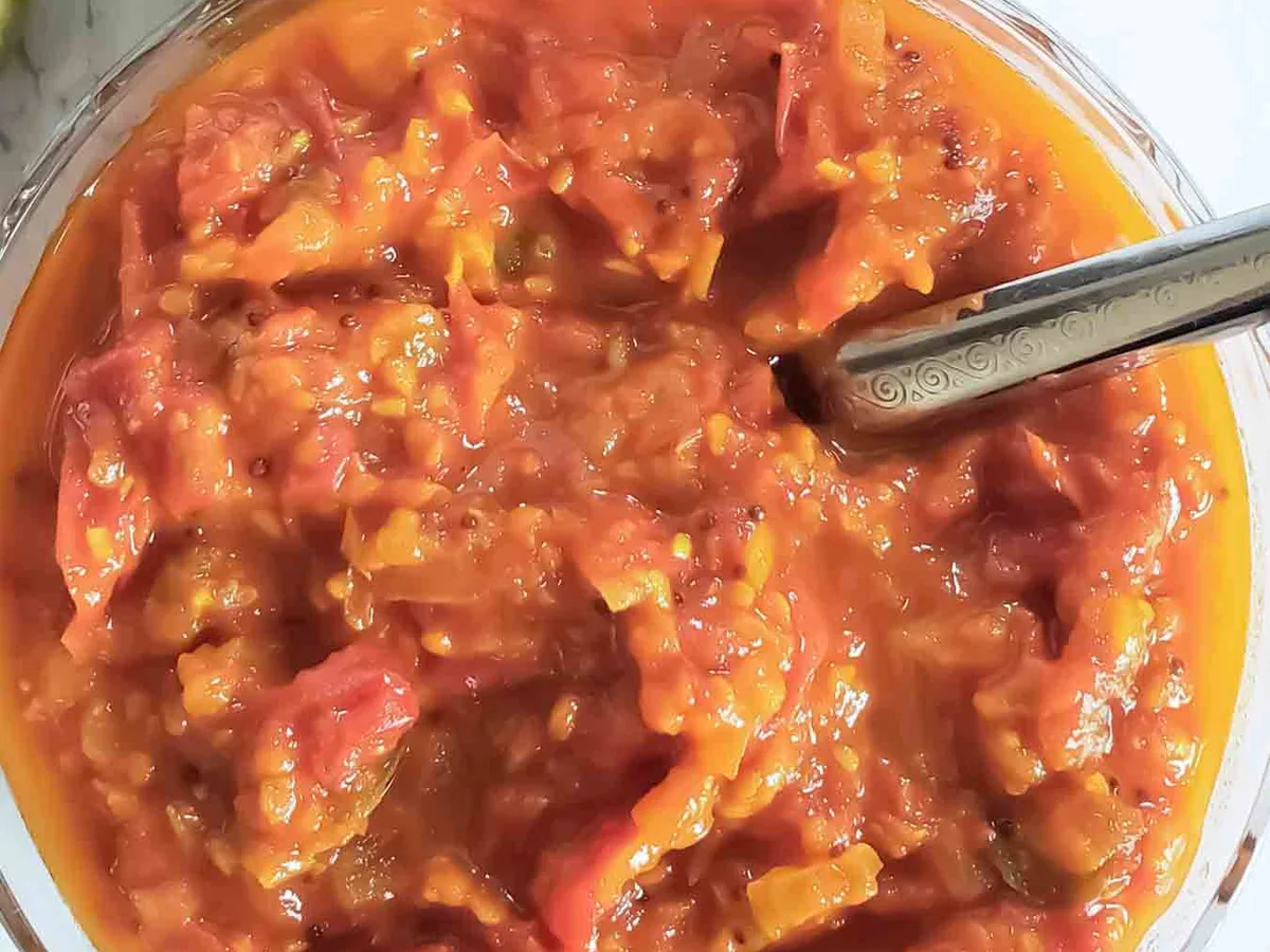 Spiced Cherry Tomato Chutney