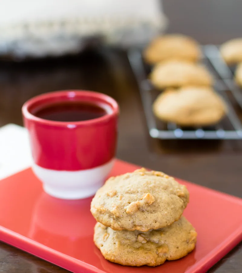 Spicy Iced Applesauce Cookies