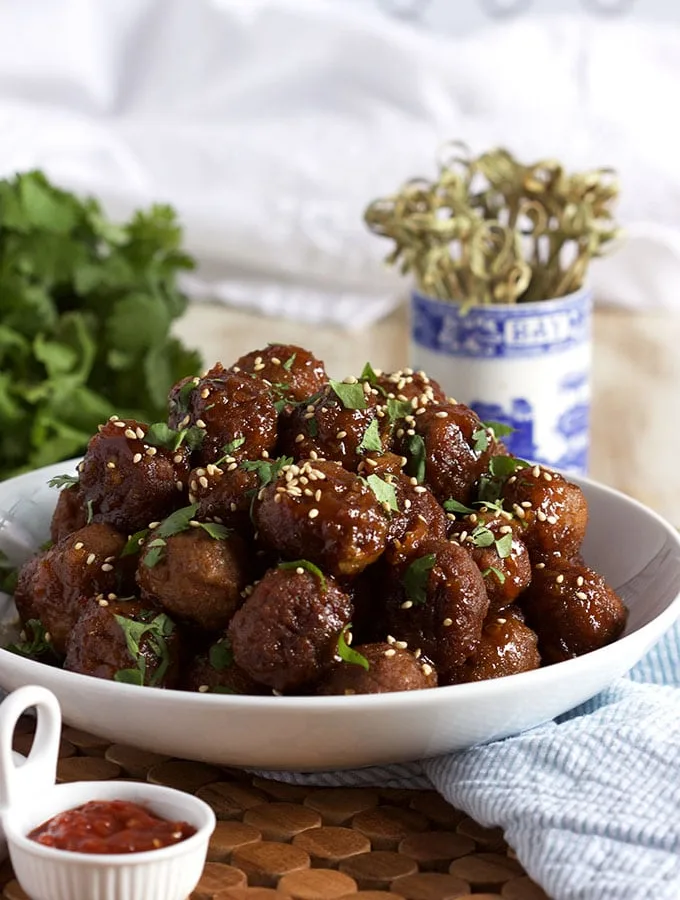Spicy Marmalade Meatballs