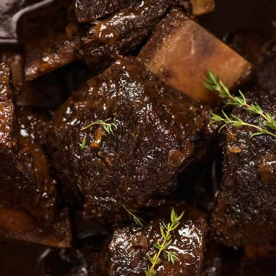 Spicy Short Ribs Smothered in Red Gravy