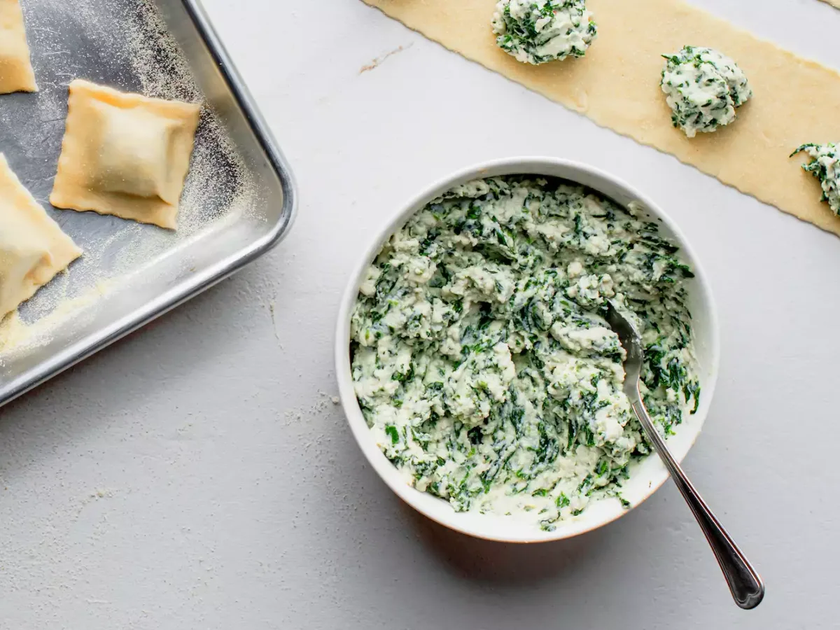 Spinach Ricotta Filling