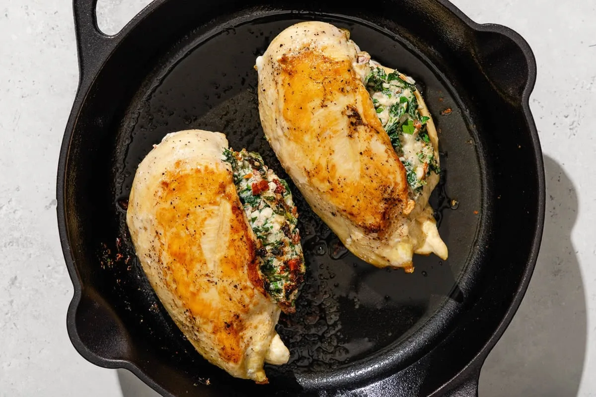 Spinach-Stuffed Chicken