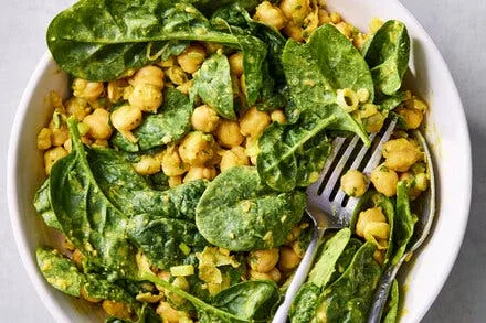 Spinach with Lemon Dressing (Horta)