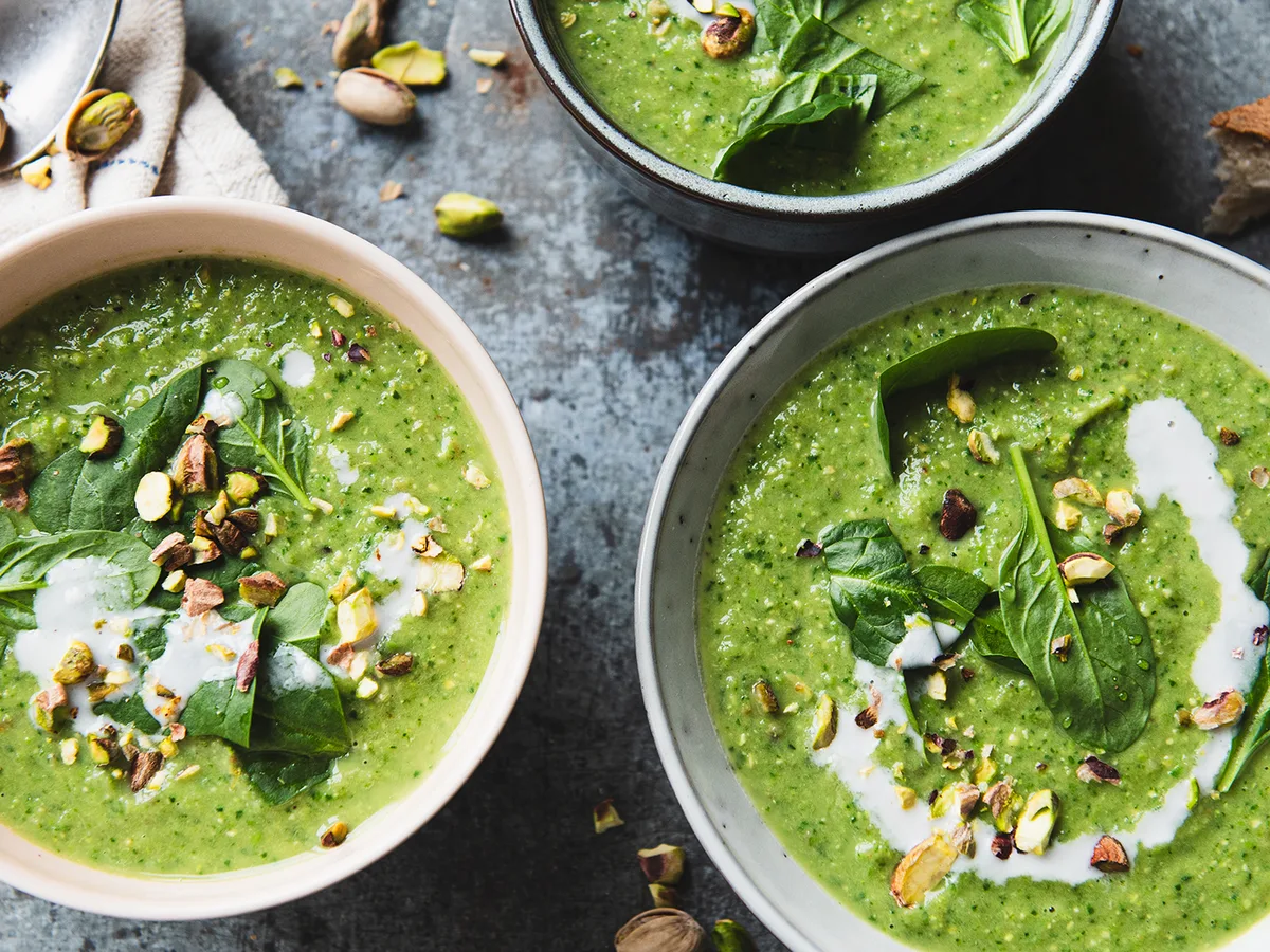 Spit Pea Soup With Roasted Fennel And Lobster Salad