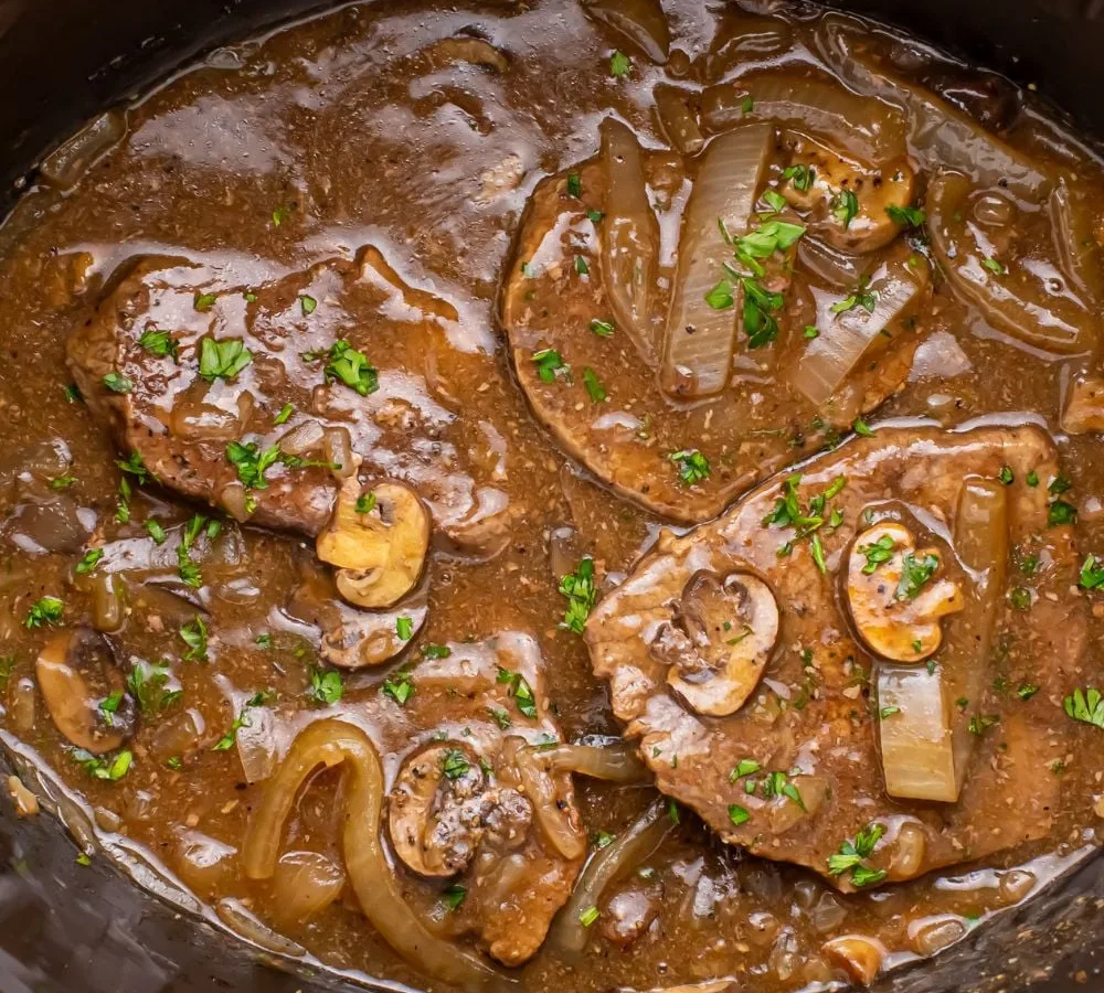 Slow Cooker Steak Roulade