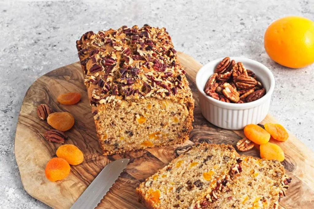 Steamed Apricot Nut Bread