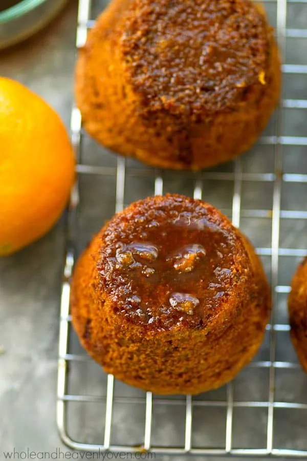 STICKY ORANGE MUFFINS