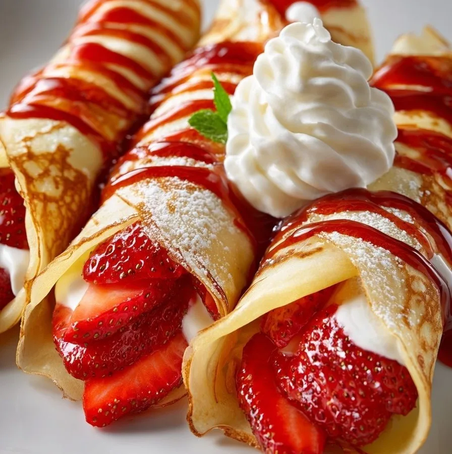 Strawberry Crepes