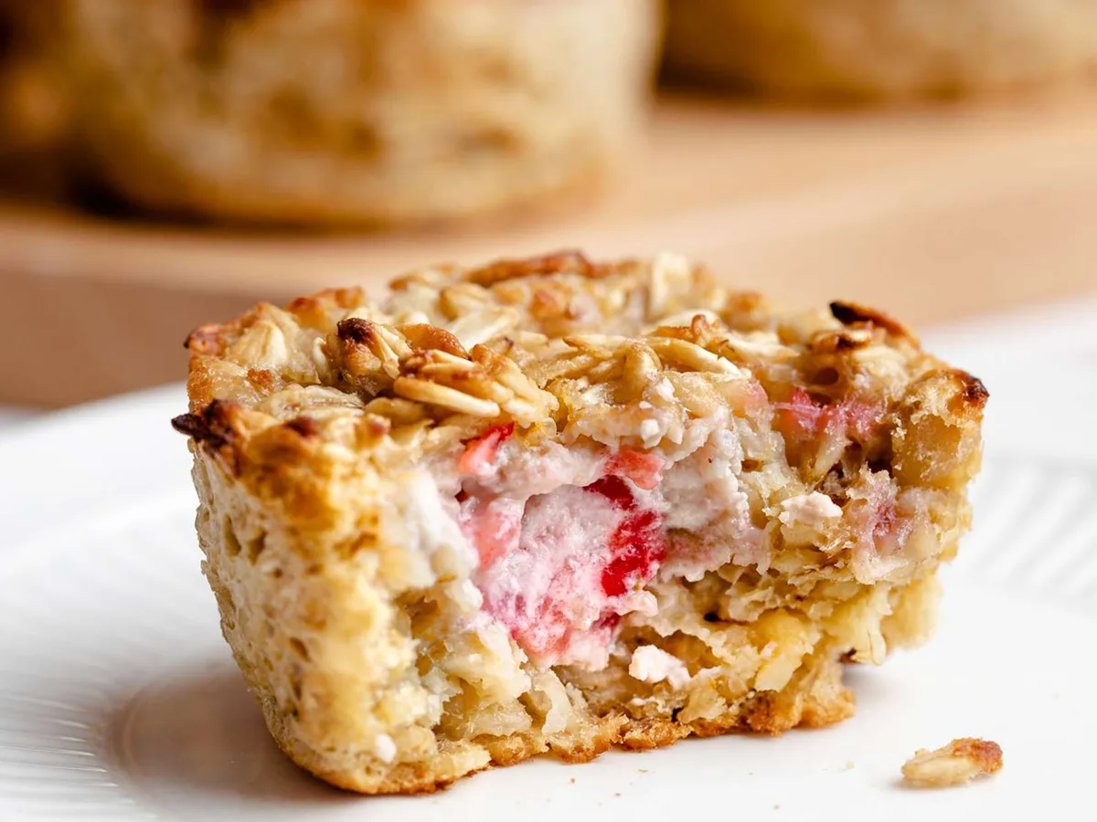 Strawberry Oatmeal Cream Cheese Bread