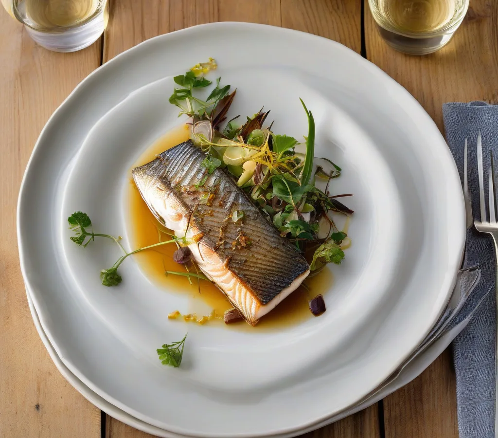 STRIPED BASS IN SALT DOME