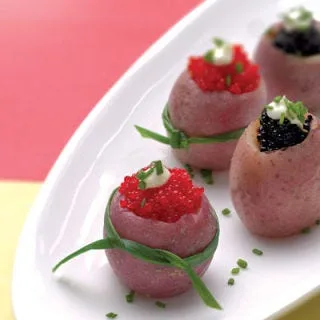 Stuffed New Potatoes With Caviar