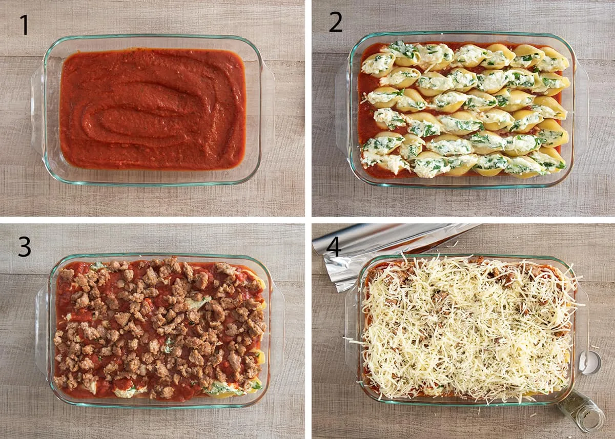 Stuffed Sausage Shells