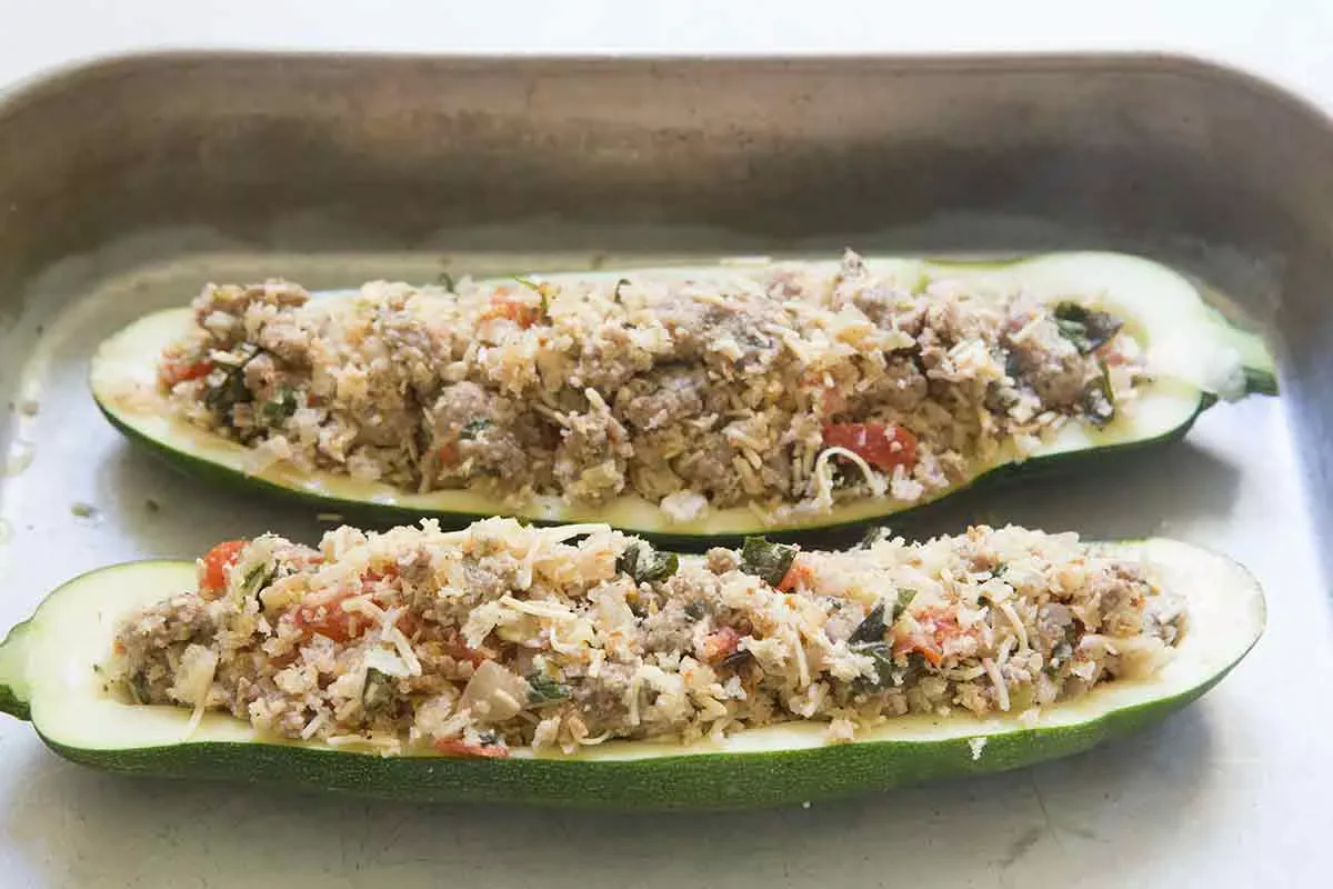Stuffed Zucchini