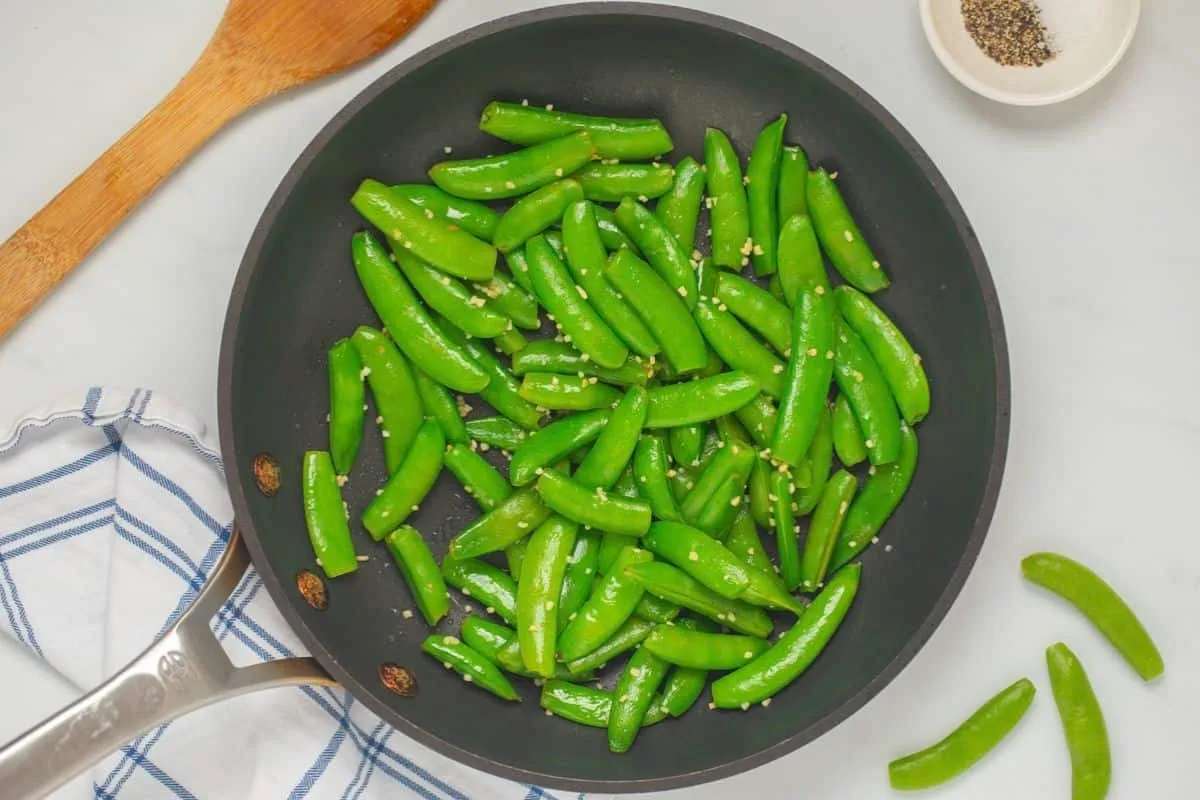 Sugar Snap Peas With New Potatoes