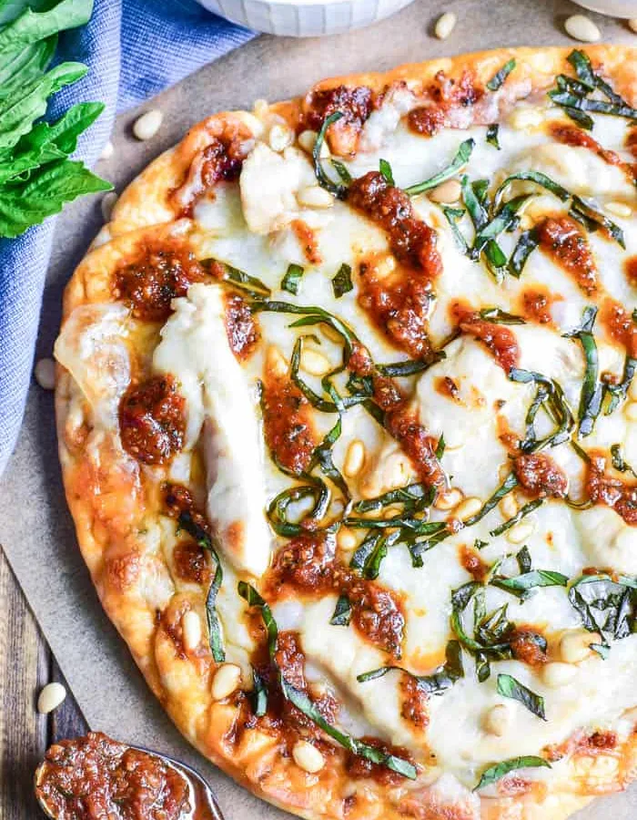Sun-Dried Tomato and Chicken Flatbreads