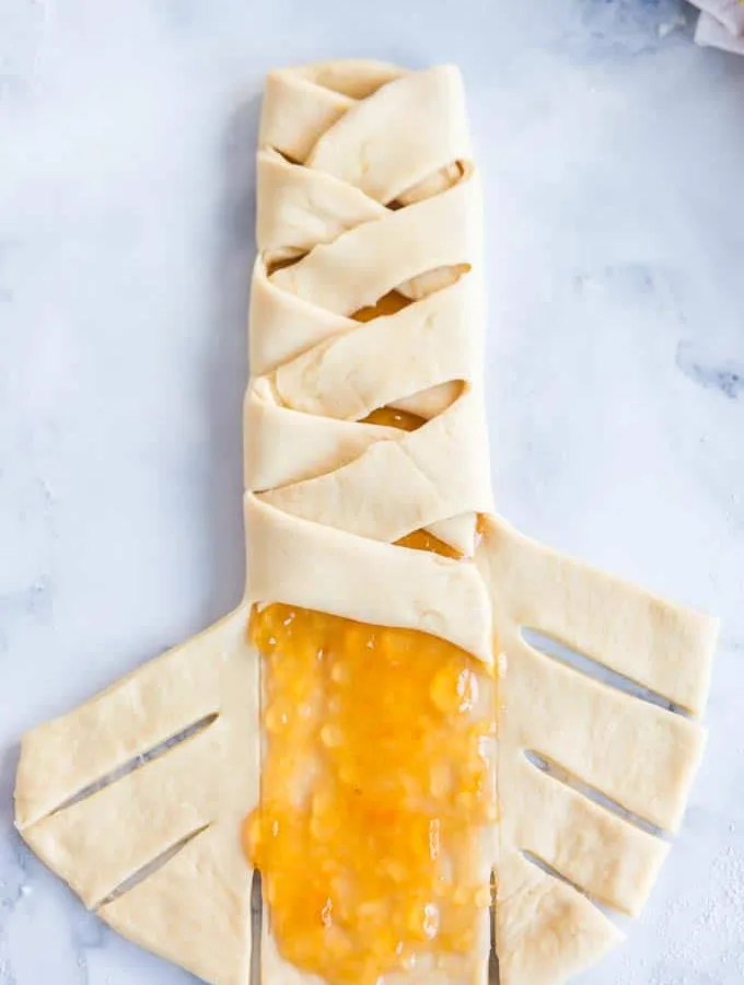 Sweet Bread Apricot Filling