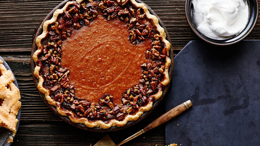 Sweet Potato And Pecan Pie