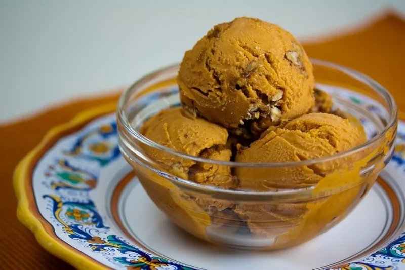 Sweet Potato Pecan Ice Cream