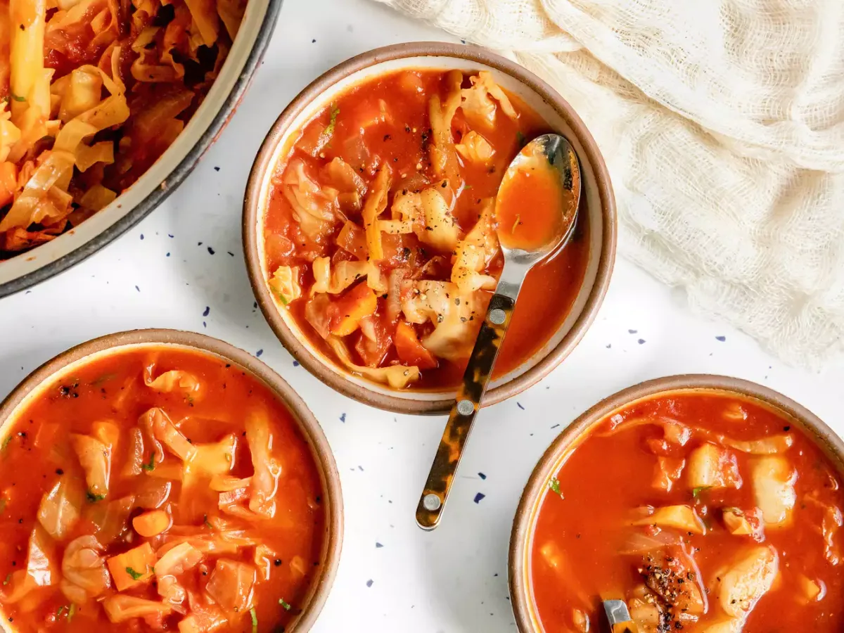 Sweet & Sour Cabbage Soup