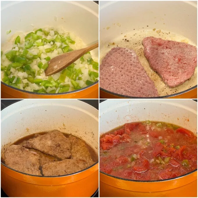 Swiss Steak-Sour Cream Casserole