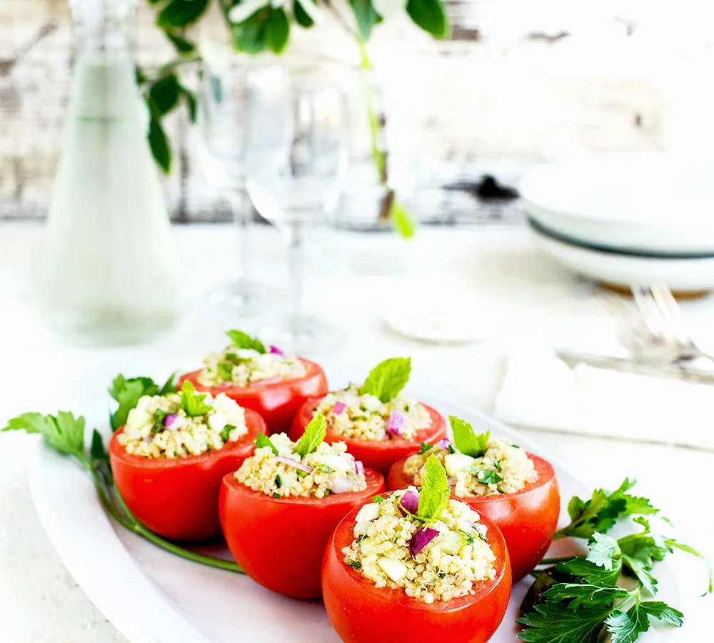 Tabouli Stuffed Tomatoes