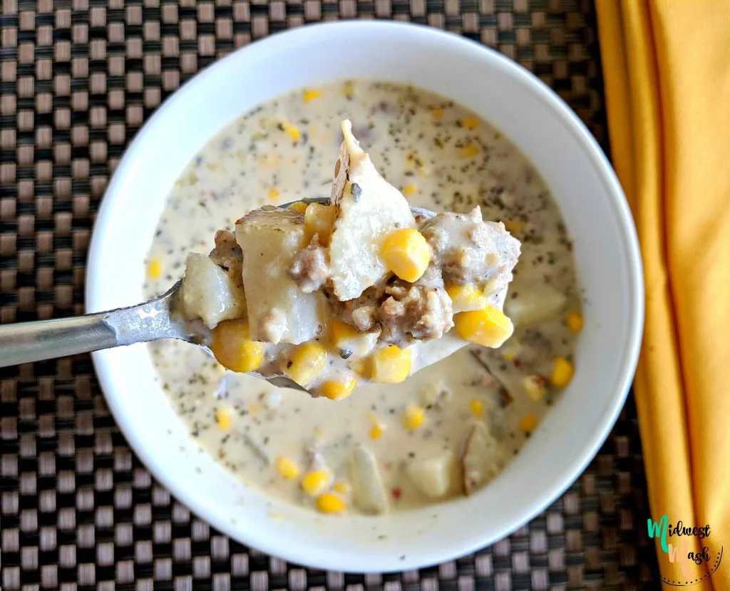 Terri's Corn and Sausage Chowder