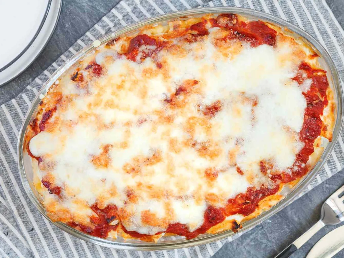 Three Cheese Baked Ziti
